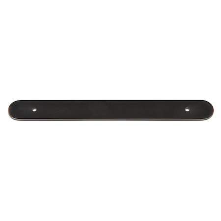 Gliderite Hardware 8-1/2 in. Oil Rubbed Bronze Rounded Back Plate 6-1/4 in. Center to Center - 9343-160-ORB, 25PK 9343-160-ORB-25